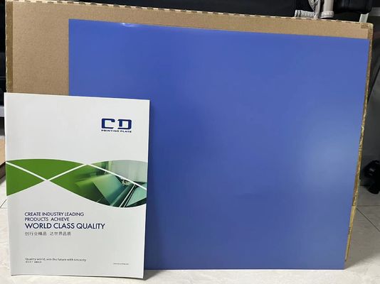 新聞印刷用 40-50mj/cm2 露光エネルギーの単層ポジCTCP印刷版