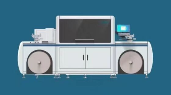 最大印刷速度 6001200dpi 100mmin 水性色素インクと視覚操作インターフェースを使用してデジタル印刷機